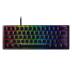Teclado Gamer Razer Huntsman Mini 60% Interruptor Óptico Linear USB Inglês EUA - RZ03-03390500-R3U1