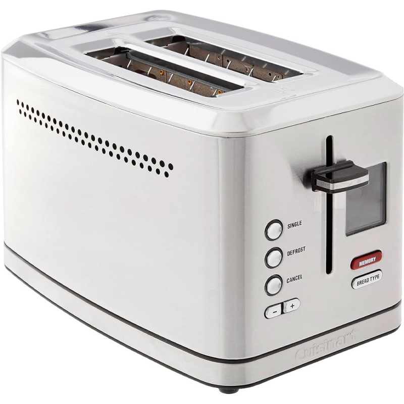 Torradeira Digital Cuisinart CPT-720 Metal 2 Fatias Aço Inoxidável 7 Funções Inox