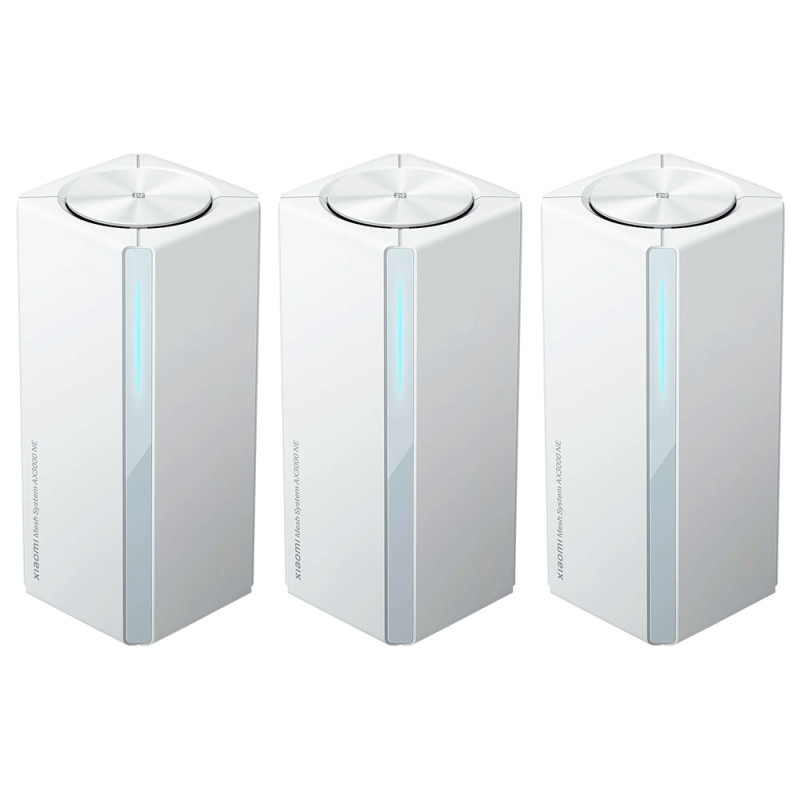 Roteador Wireless Xiaomi Mesh System AX3000 NE (3 Pack) 59557 DVB4489US