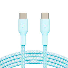 Cabo Belkin BoostCharge USB-C/USB-C 1M Braided Azul - CAB004bt1MBL