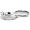 Frigideira Cuisinart 722-30HSSLC CC SS 12” com Tampa 30CM