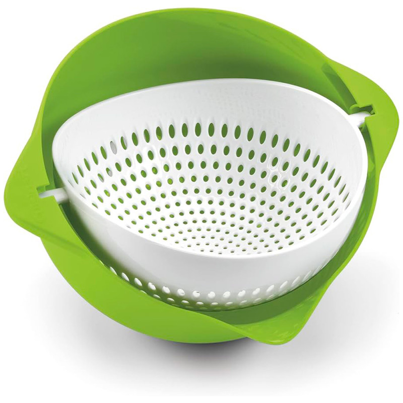 Kit Escorredor de Alimentos Cuisinart CTG-00-SCLDC 2 em 1 Cesta Giratoria 5L