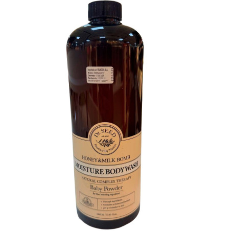Body Wash Dr Seed Moist Honey Y Milk B.Powder 1L