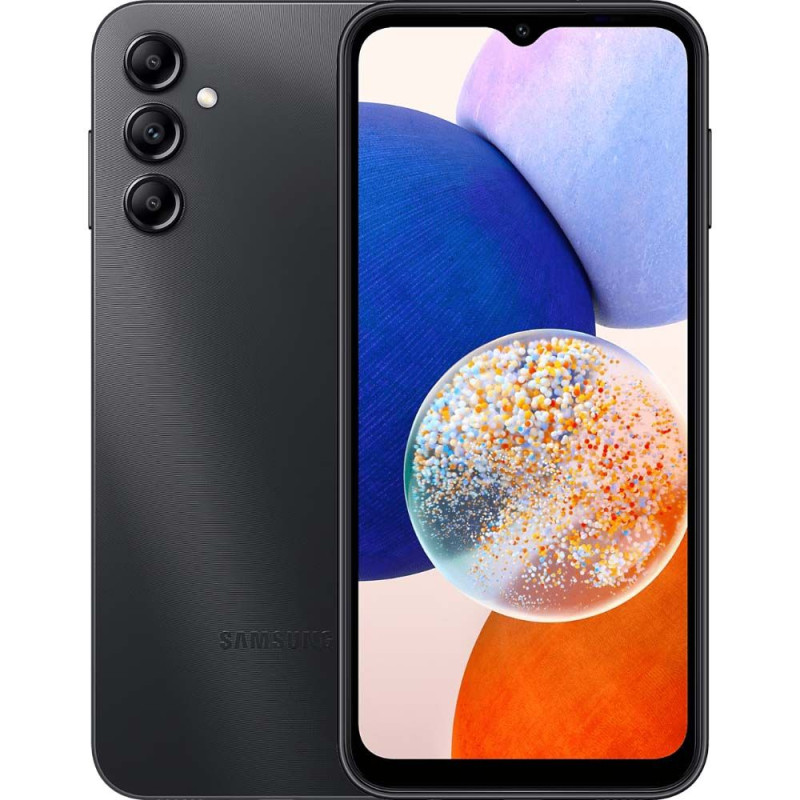 Smartphone Samsung Galaxy A14 A145P Dual SIM 4GB+128GB 6.6″ - Preto Caixa Slim