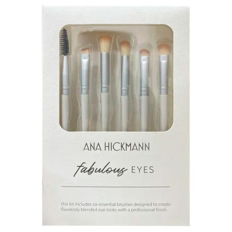 Kit de Pincéis Ana Hickmann Fabulous Eyes AH042 - 6 Peças