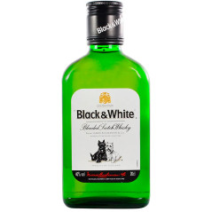 Whisky Black & White 48 200ML