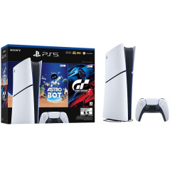 Console Sony PlayStation 5 Slim 825GB CFI-2115B Edição Digital Astro Bot + Gran Turismo 7 PYL