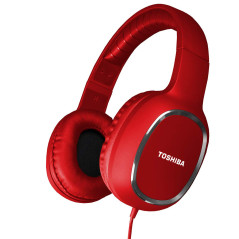 Fone Toshiba com Microfone RZE-D160-H Vermelho