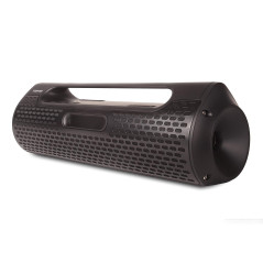 Caixa de Som Portátil Toshiba TY-WSP120/BLK Boombox Bluetooth/FM/Clock Preto