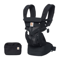 Canguru para Bebê Ergobaby 360 Cool Air Mesh - Onyx Black BCS360PONYX