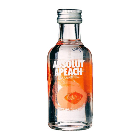 Vodka Absolut Mini Apeach 50ML  7312040070503