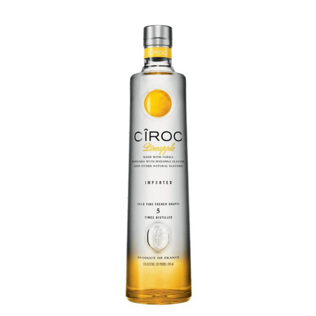 Vodka Ciroc Pineapple 750ML - 088076179080