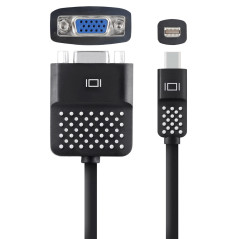 Adaptador Belkin Mini DisplayPort Para VGA Preto - F2CD028BT