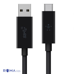 Cabo Belkin USB-C/USB 3.3ft (1m) F2CU029BT1M-BLK Preto