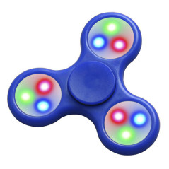 Spinner Fidget Anti Stress LED Azul