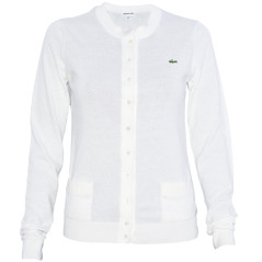 Cardigã Lacoste Feminina AF1069-70V 044  Farine