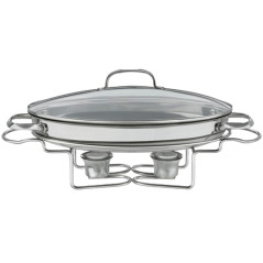 Servidor Buffet Oval Cuisinart Clássica Entertaining Collection 35cm Inox - 7BSO-34
